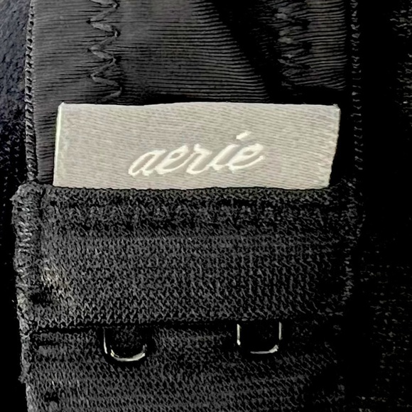 NWT Aerie Black Adjustable Strap Katie Bra Size 34A Women’s - Picture 2 of 6